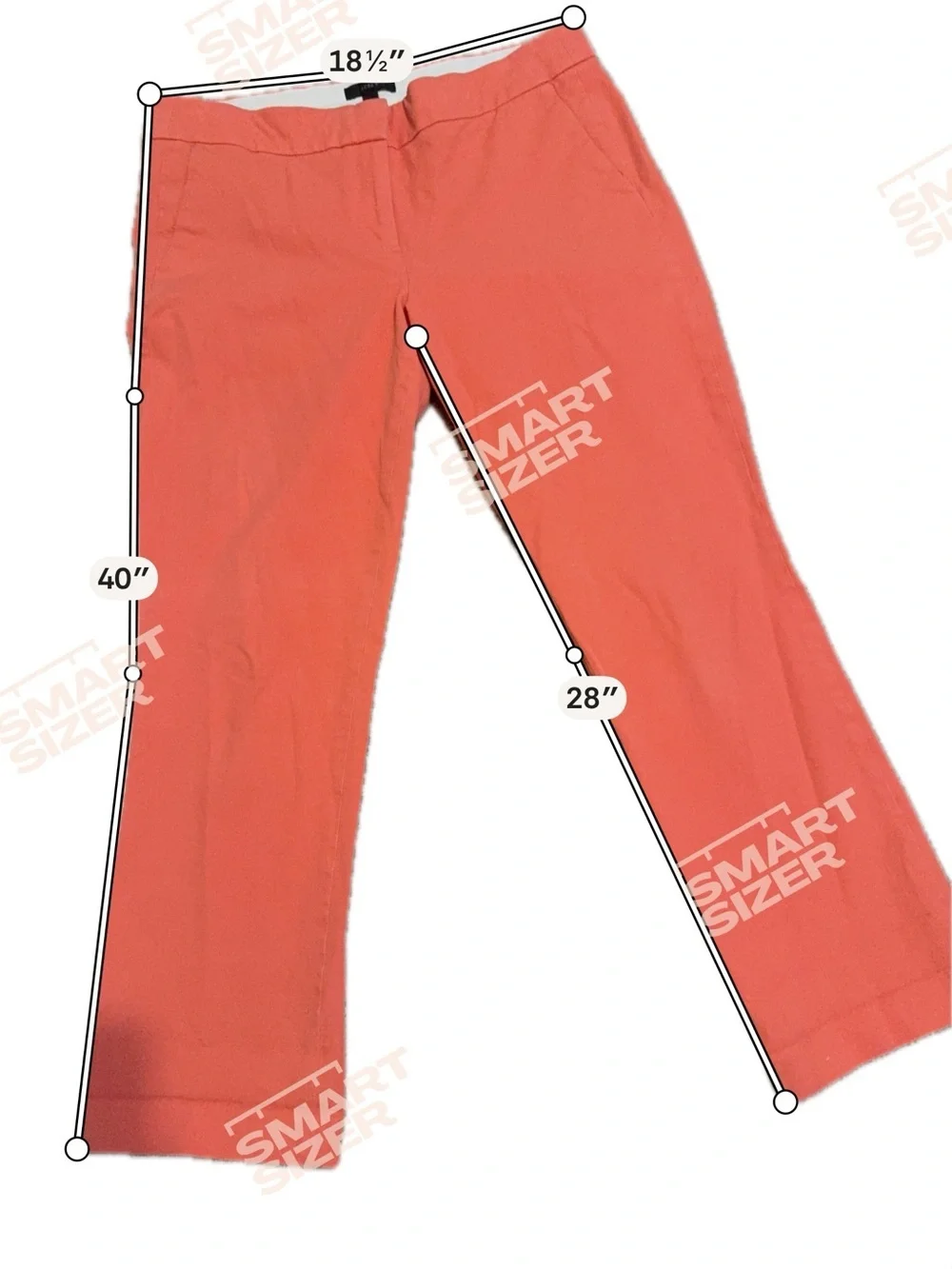 J. Crew Coral Straight-Leg  Ankle Jeans - size 10T. B13